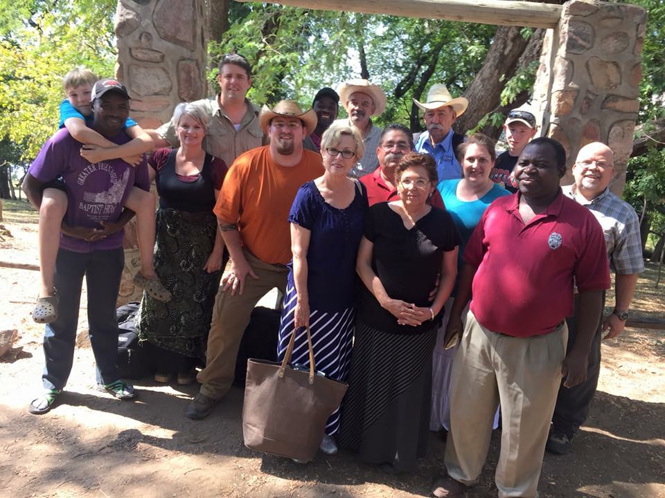 Zambia group at our camp